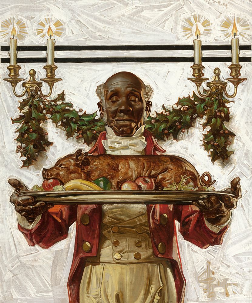 Christmas Dinner 1911 art print by Joseph Christian Leyendecker for $57.95 CAD