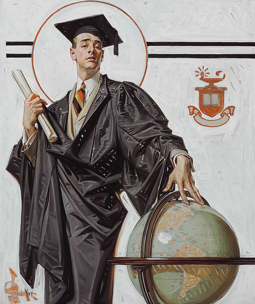 June Graduate 1920 art print by Joseph Christian Leyendecker for $57.95 CAD