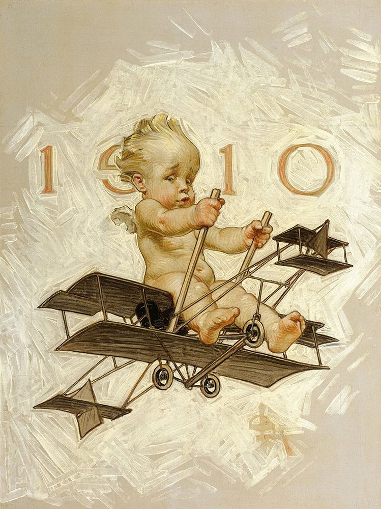 New Years 1910 art print by Joseph Christian Leyendecker for $57.95 CAD