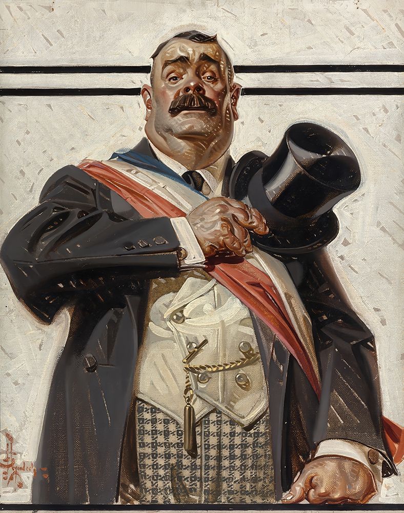 The Candidate 1920 art print by Joseph Christian Leyendecker for $57.95 CAD