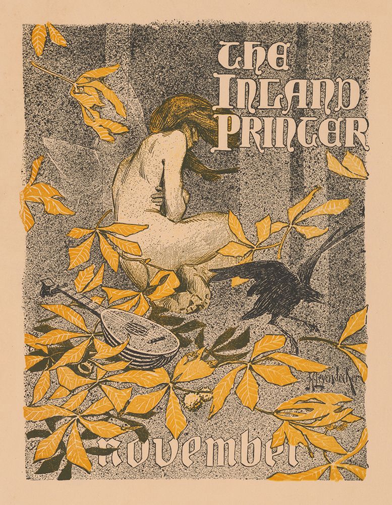 The Inland Printer, November 1890 art print by Joseph Christian Leyendecker for $57.95 CAD