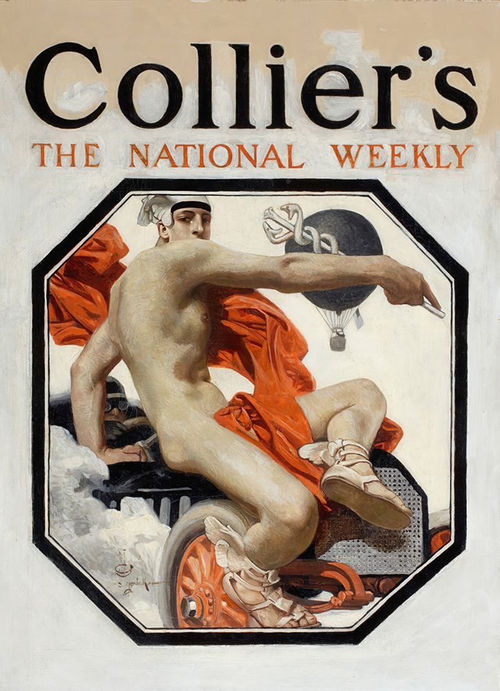 The Speed God Mercury 1907 art print by Joseph Christian Leyendecker for $57.95 CAD