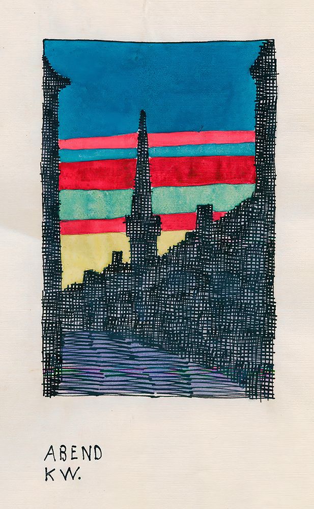 Abend 1921 art print by Karl Wiener for $57.95 CAD