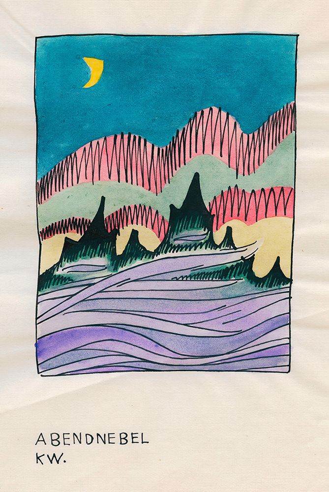 Abendnebel 1921 art print by Karl Wiener for $57.95 CAD
