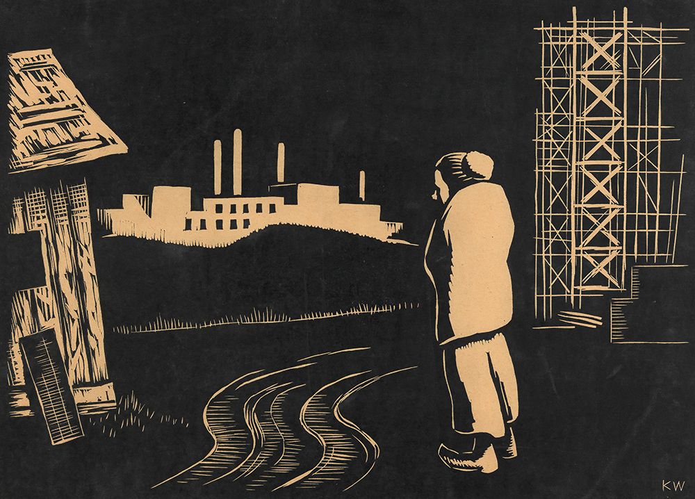 Arbeiterfrau 1929 art print by Karl Wiener for $57.95 CAD