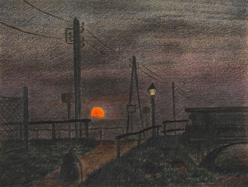 Aufgehender Mond 1924 art print by Karl Wiener for $57.95 CAD
