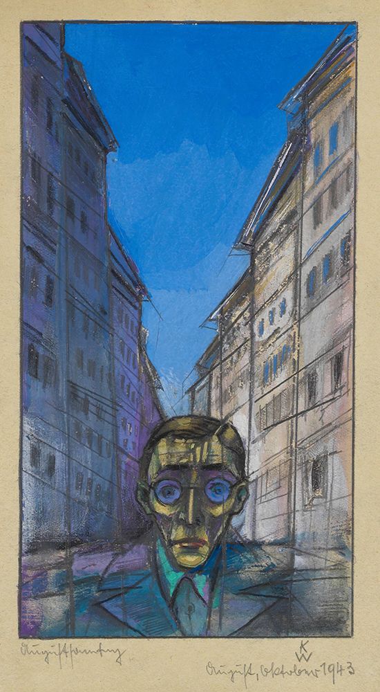 Augustsonntag Selbstbildnis 1943 art print by Karl Wiener for $57.95 CAD