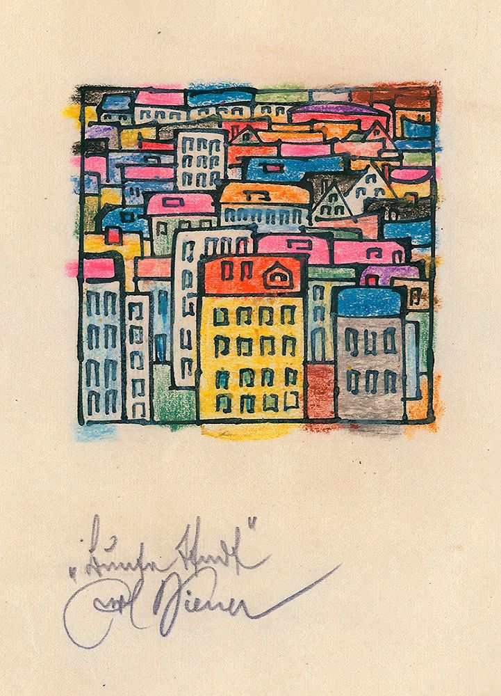 Bunte Stadt 1923 art print by Karl Wiener for $57.95 CAD