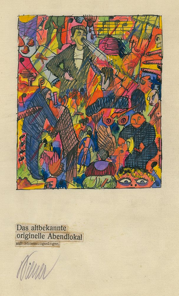 Das altbekannte originelle Abendlokal 1919 art print by Karl Wiener for $57.95 CAD