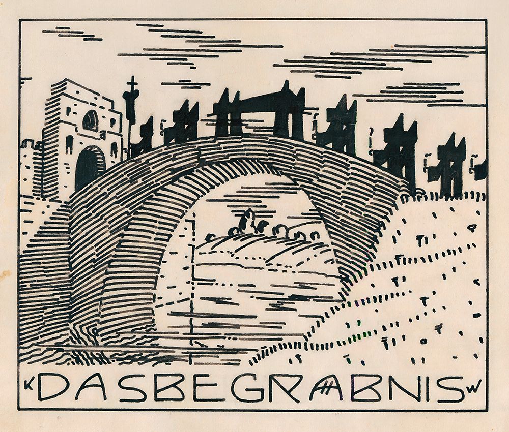 Das Begrabnis 1920 art print by Karl Wiener for $57.95 CAD