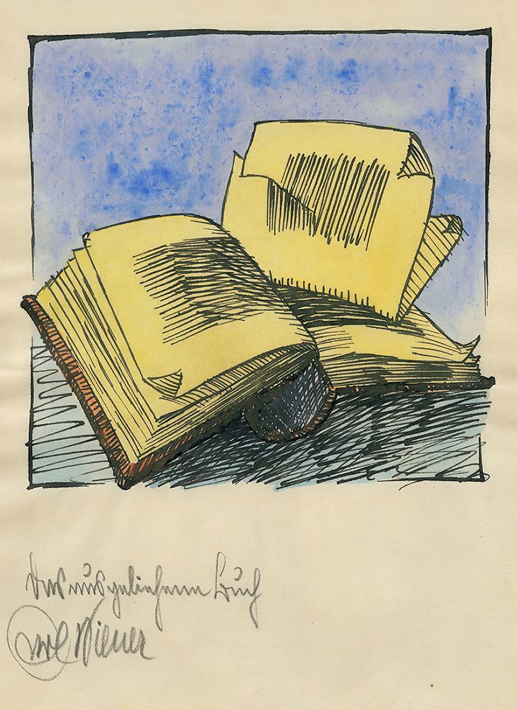 Das nie gelesene Buch 1923 art print by Karl Wiener for $57.95 CAD