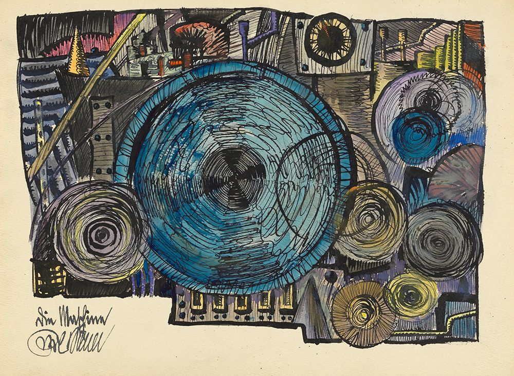 Die Maschine 1923 art print by Karl Wiener for $57.95 CAD