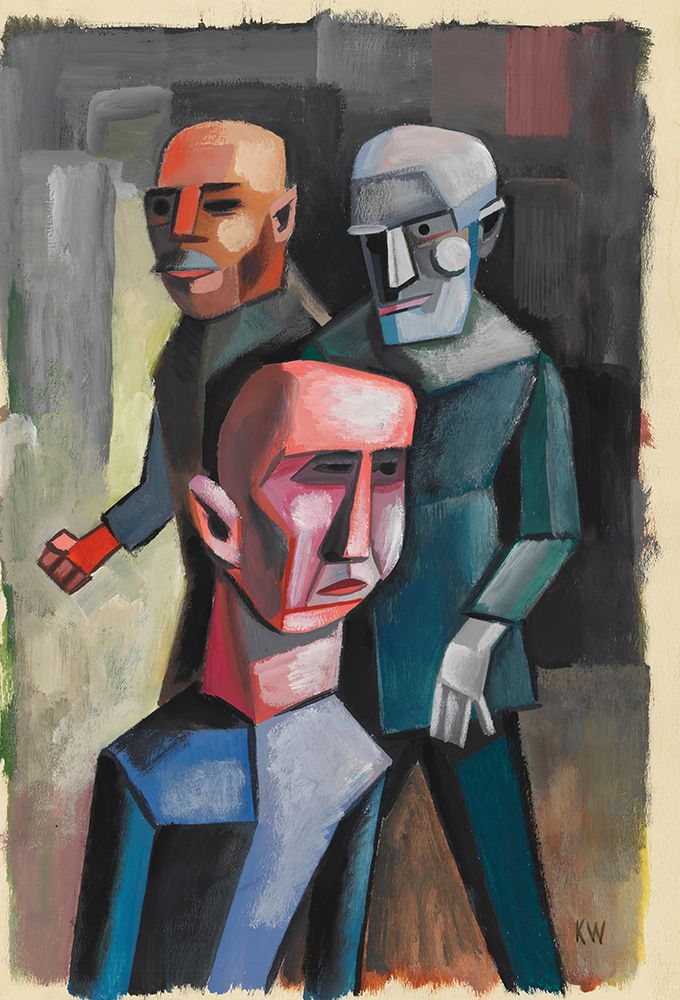 Drei Manner oJ 1935 art print by Karl Wiener for $57.95 CAD