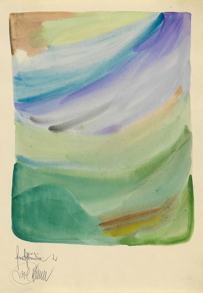 Farbstudien 10 Blatter II 1923 art print by Karl Wiener for $57.95 CAD
