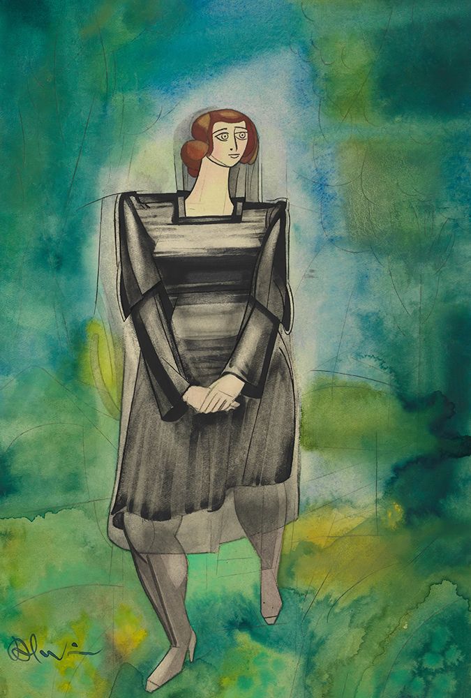 Frauenfigur 1940 art print by Karl Wiener for $57.95 CAD