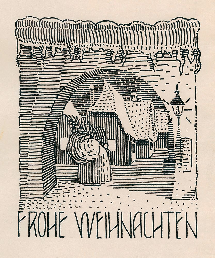 Frohe Weihnachten 1919 art print by Karl Wiener for $57.95 CAD