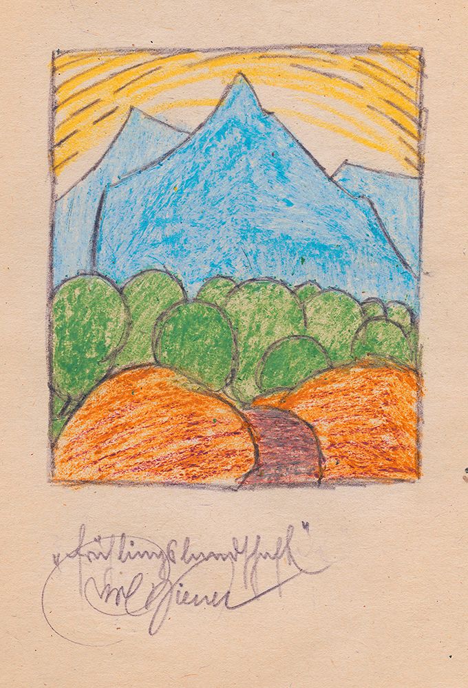Fruhlingslandschaft 1923 II art print by Karl Wiener for $57.95 CAD
