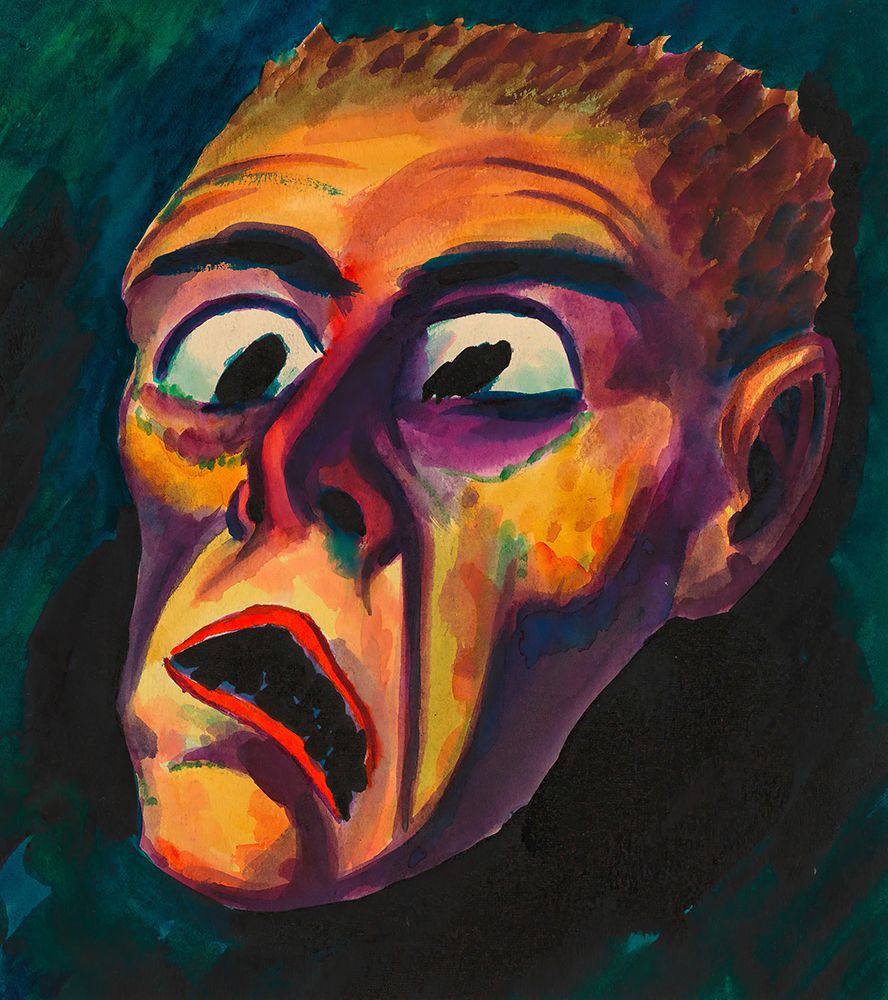 Gesicht 1928 art print by Karl Wiener for $57.95 CAD