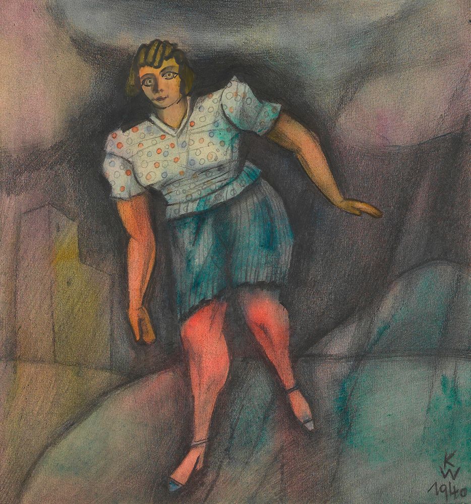 Gewitter aus Die 150 Blatter 1940 art print by Karl Wiener for $57.95 CAD