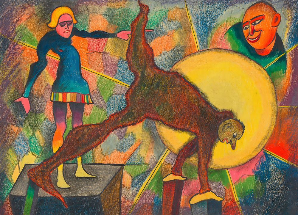 Groteske 1928 art print by Karl Wiener for $57.95 CAD