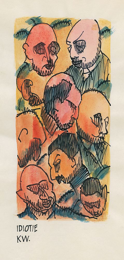 Idiotie 1922 art print by Karl Wiener for $57.95 CAD