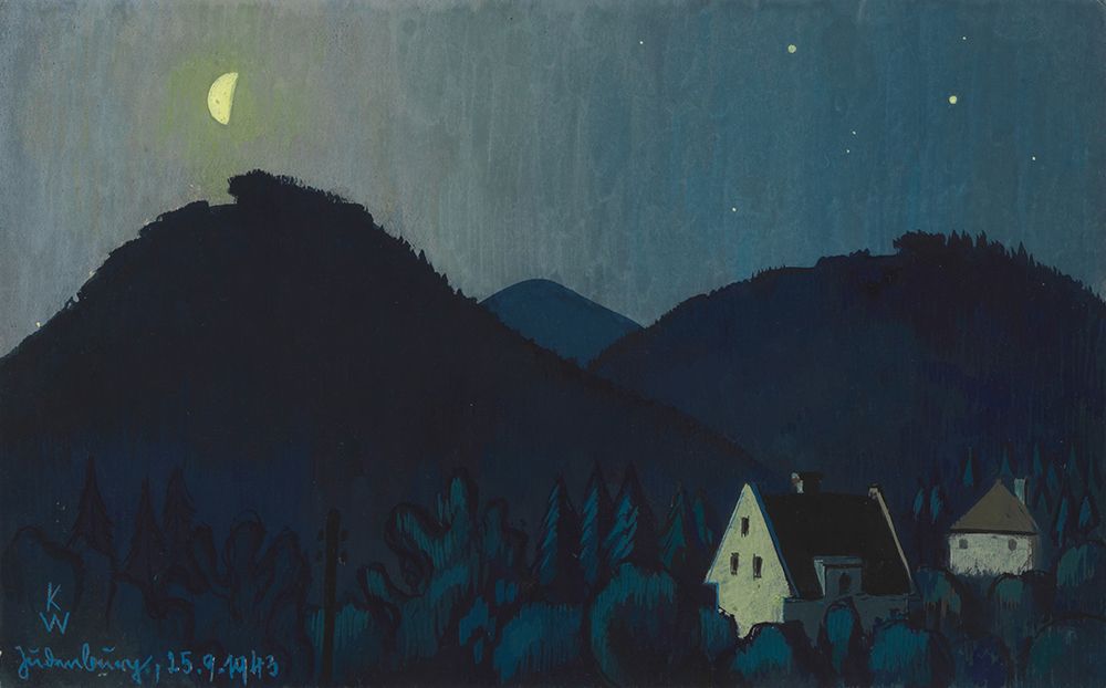 Judenburg bei Nacht 1943 art print by Karl Wiener for $57.95 CAD