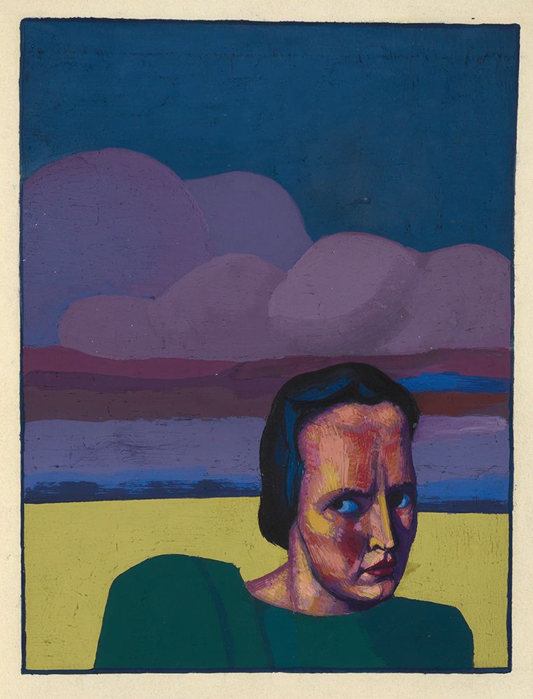 Karfreitag weibliches Portrat 1943 art print by Karl Wiener for $57.95 CAD