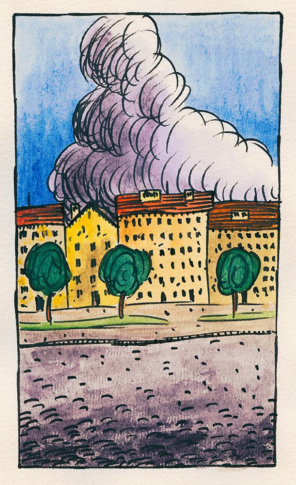 Komposition aus Pflaster und Wiese VII 1924 art print by Karl Wiener for $57.95 CAD