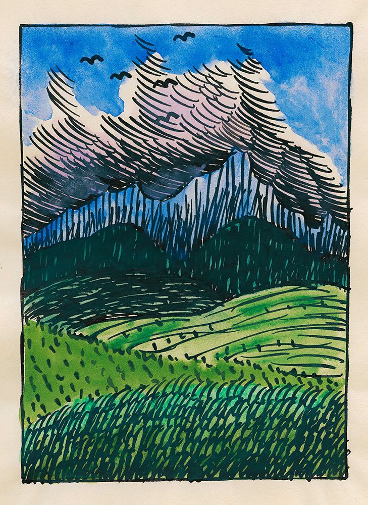 Komposition aus Pflaster und Wiese VIII 1924 art print by Karl Wiener for $57.95 CAD