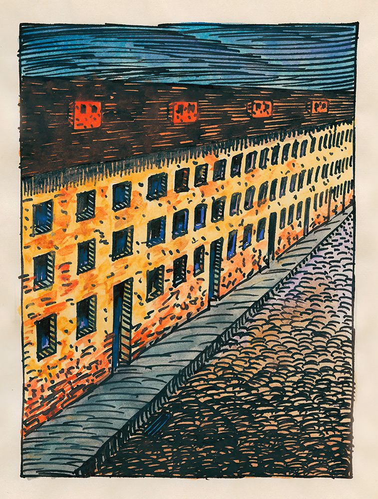 Komposition aus Pflaster und Wiese XVI 1924 art print by Karl Wiener for $57.95 CAD