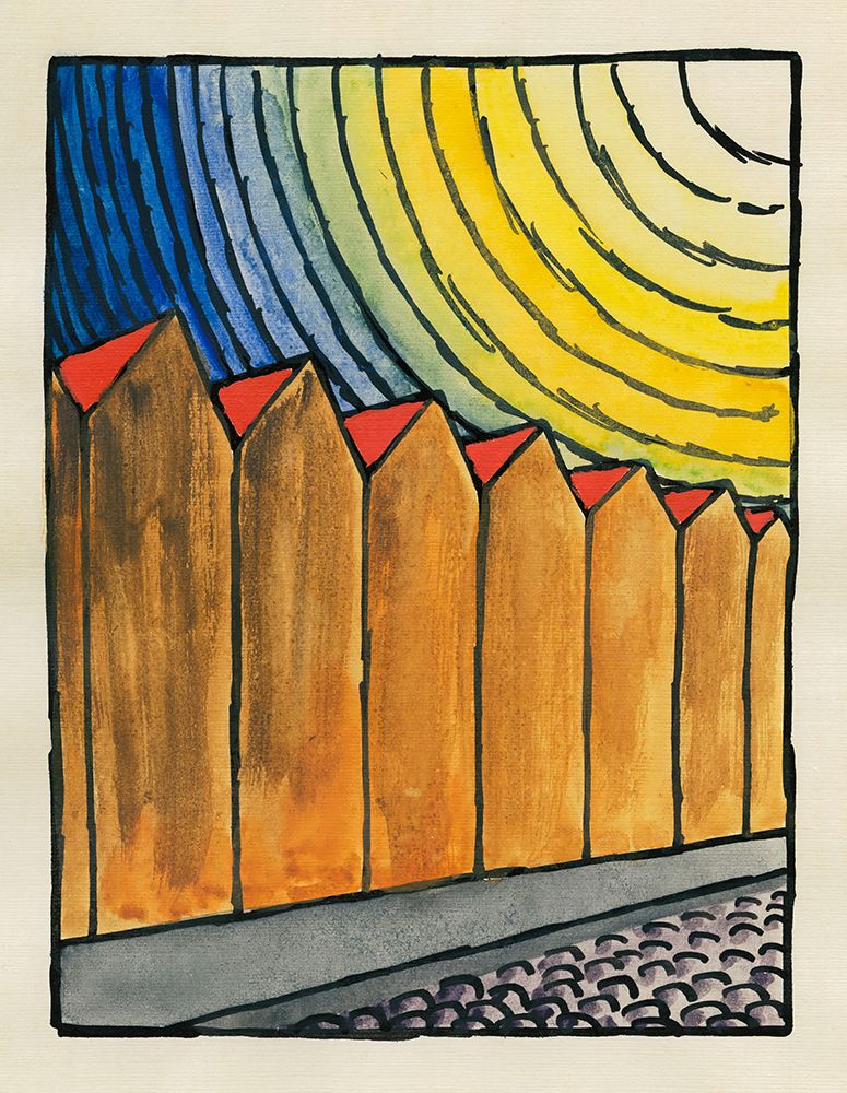Komposition aus Pflaster und Wiese XX 1924 art print by Karl Wiener for $57.95 CAD