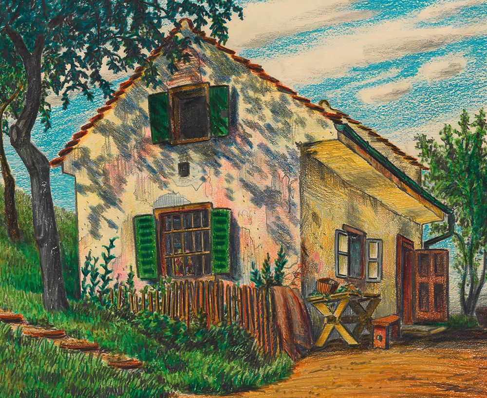 Kuchenhaus Hundsdorf 1925 art print by Karl Wiener for $57.95 CAD