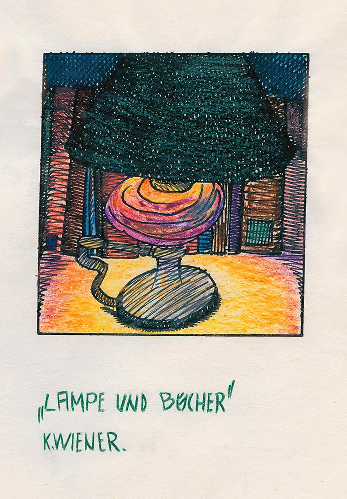 Lampe und Bucher 1921 art print by Karl Wiener for $57.95 CAD