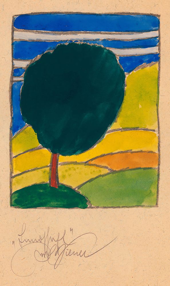 Landschaft 1923 art print by Karl Wiener for $57.95 CAD