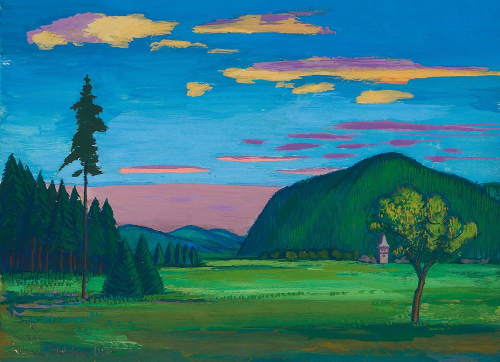 Landschaft III 1943 art print by Karl Wiener for $57.95 CAD