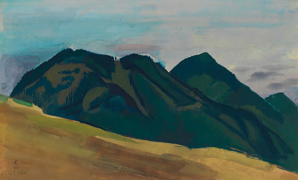 Landschaft in der Obersteiermark 1943 art print by Karl Wiener for $57.95 CAD