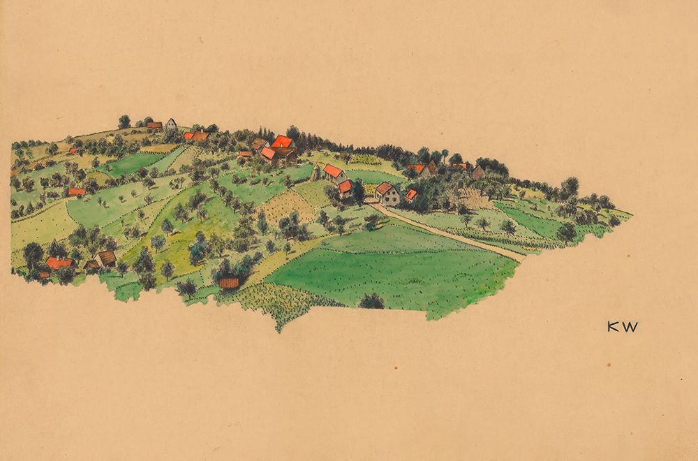 Landschaft in der Steiermark 1924 art print by Karl Wiener for $57.95 CAD