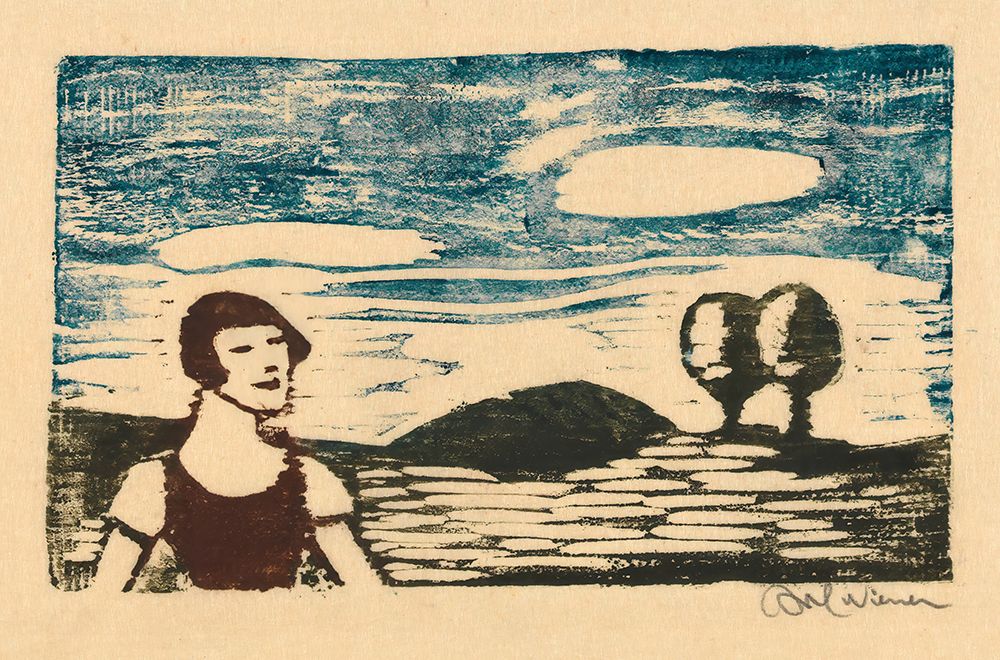 Landschaft mit Frau 1930 art print by Karl Wiener for $57.95 CAD