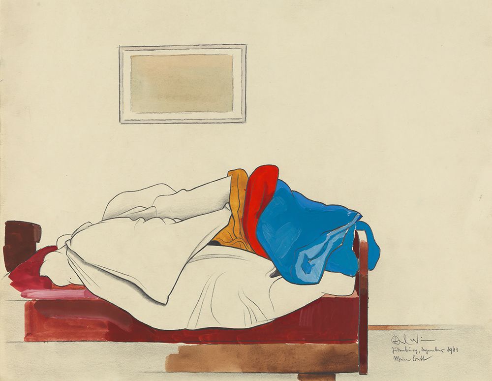 Mein Bett 1943 art print by Karl Wiener for $57.95 CAD