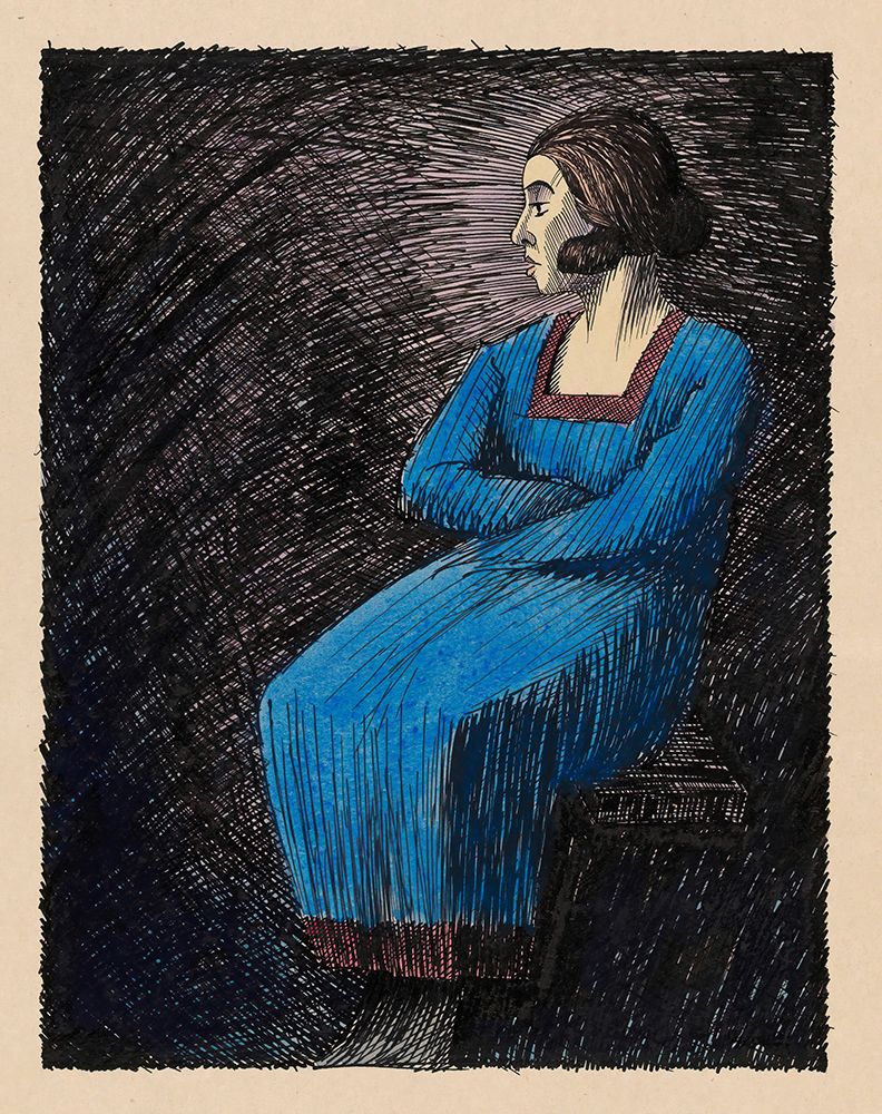 Melancholie 1924 art print by Karl Wiener for $57.95 CAD