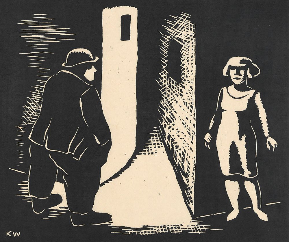 Nachts 1929 art print by Karl Wiener for $57.95 CAD