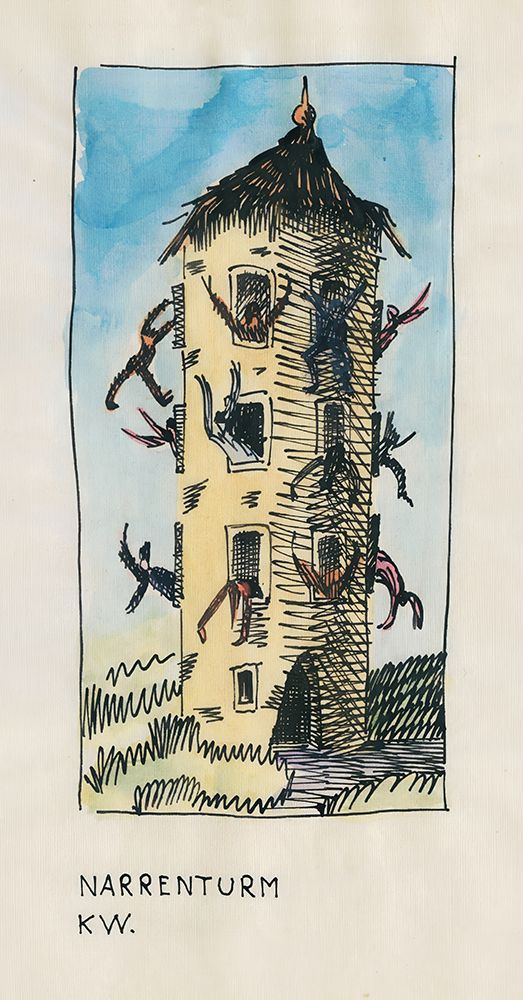 Narrenturm 1921 art print by Karl Wiener for $57.95 CAD