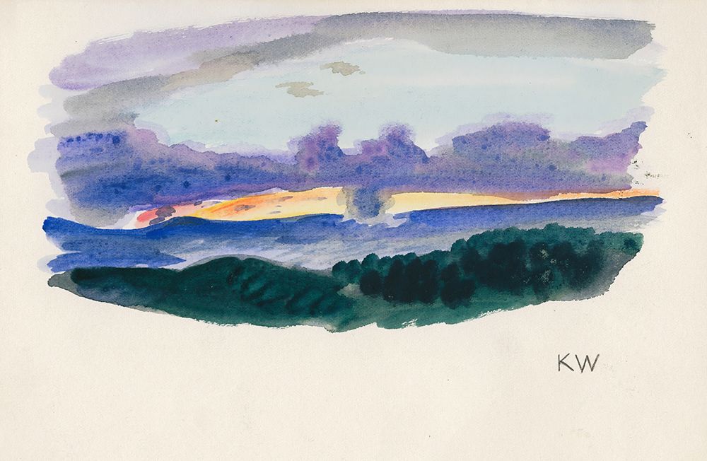 Naturstudie IX 1924 art print by Karl Wiener for $57.95 CAD