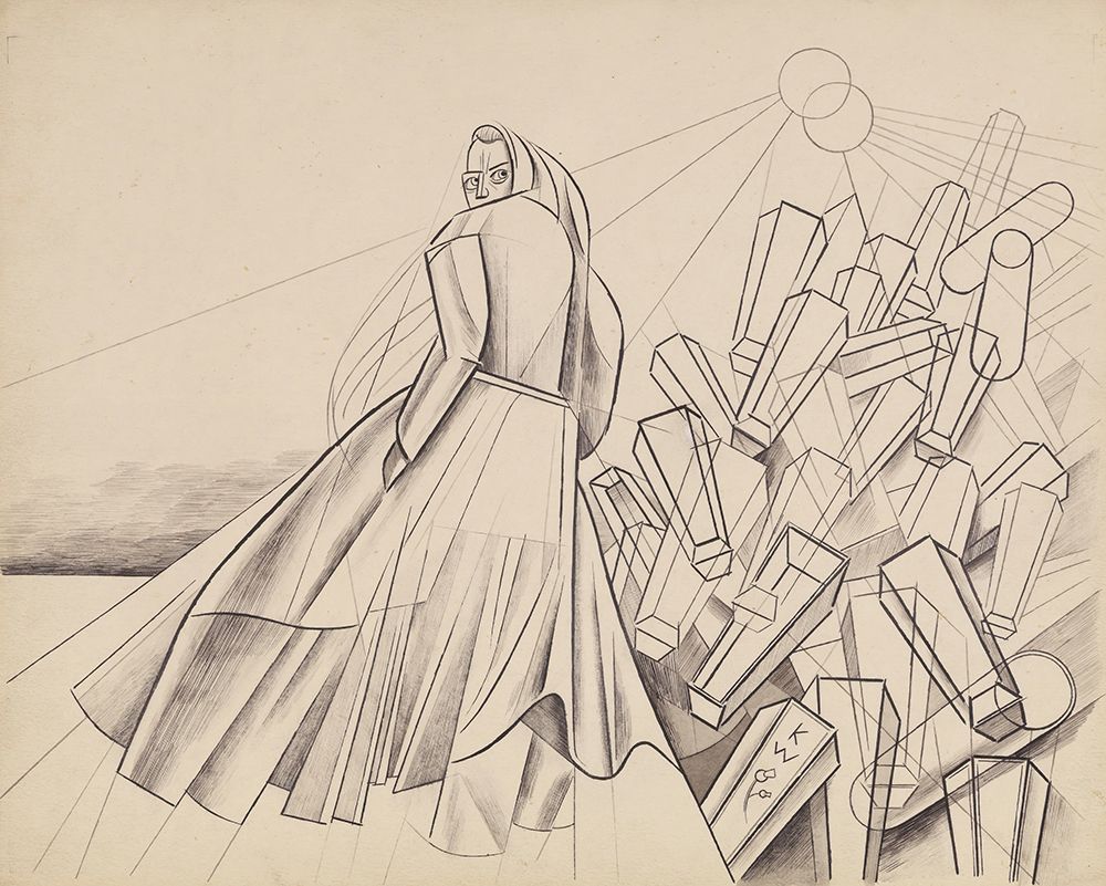 Niemals vergessen 1940s art print by Karl Wiener for $57.95 CAD