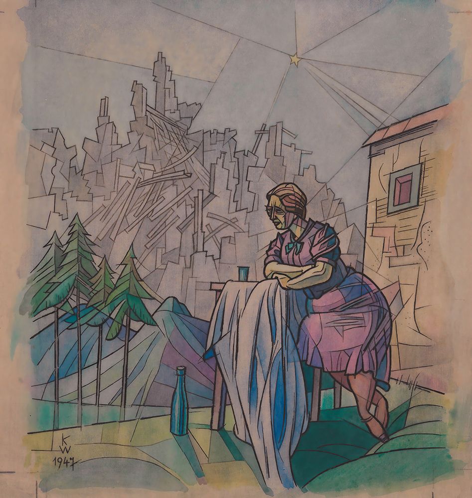 Ohne Titel 1947 art print by Karl Wiener for $57.95 CAD