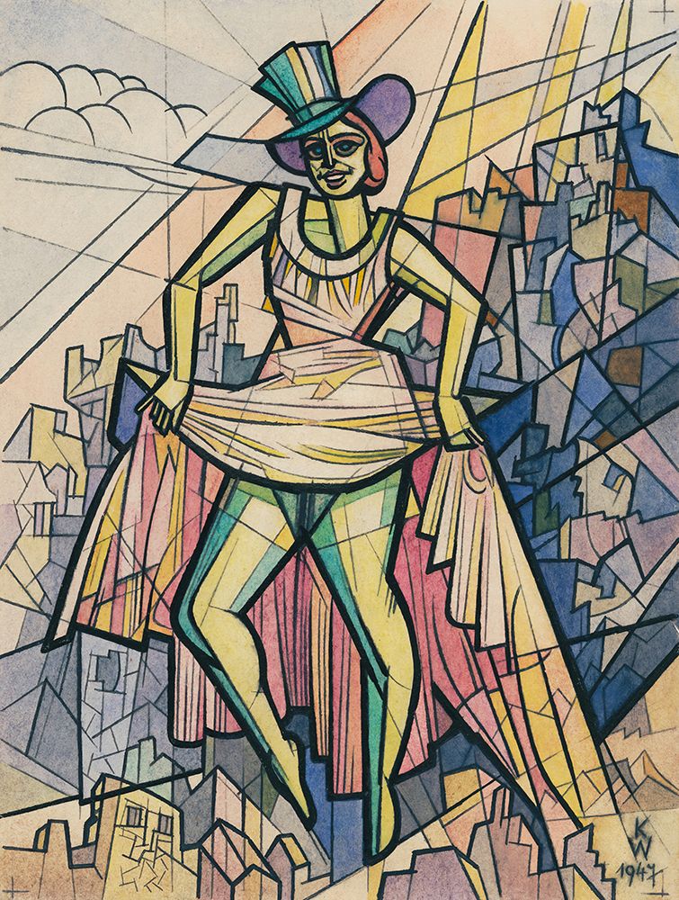Ohne Titel Frauenfigur 1947 art print by Karl Wiener for $57.95 CAD