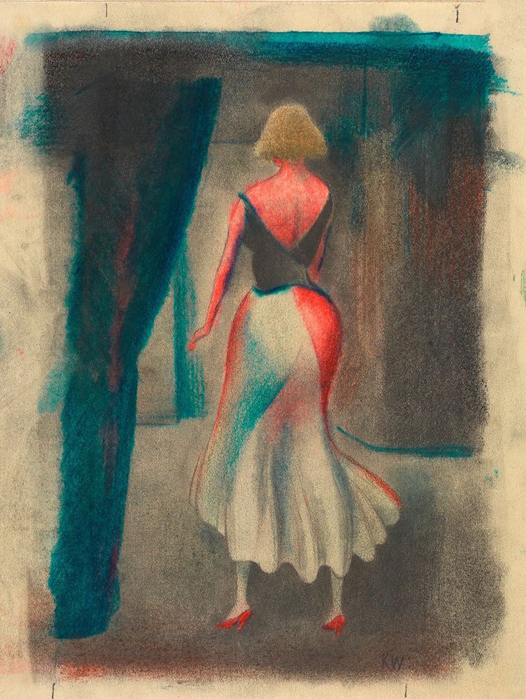 Ohne Titel Frauenfigur Ruckenansicht 1928 art print by Karl Wiener for $57.95 CAD