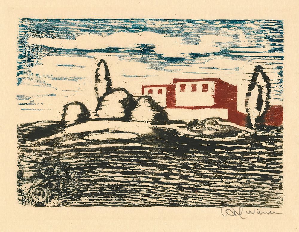 Ohne Titel Haus in Landschaft 1930 art print by Karl Wiener for $57.95 CAD
