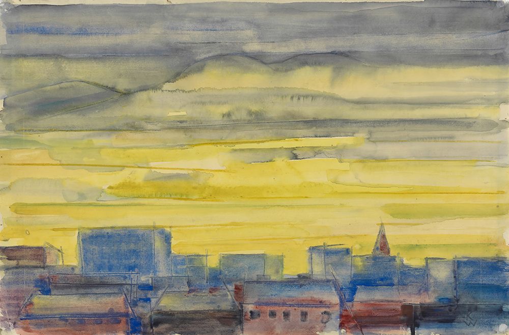 Ohne Titel Hauserzeile in Wien 1938 art print by Karl Wiener for $57.95 CAD
