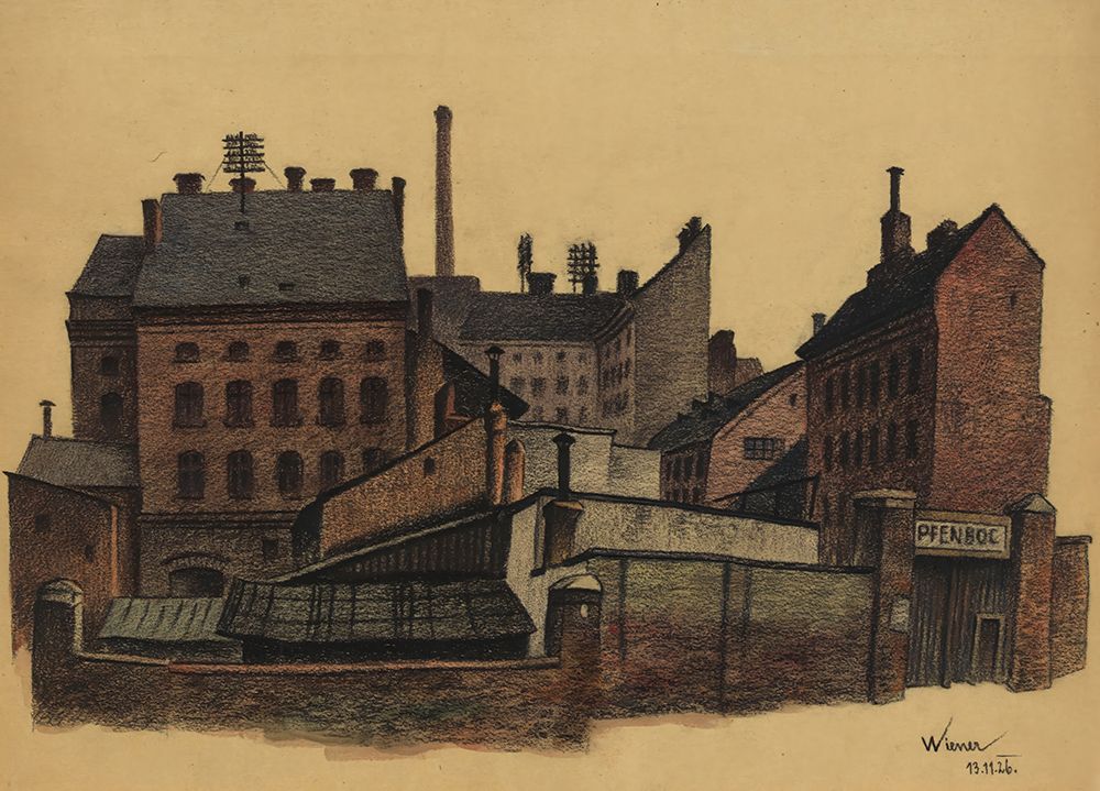 Ohne Titel Stadthauser Wien 1926 art print by Karl Wiener for $57.95 CAD